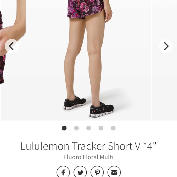 Lululemon size 8 tracker shorts - Picture 4 of 4